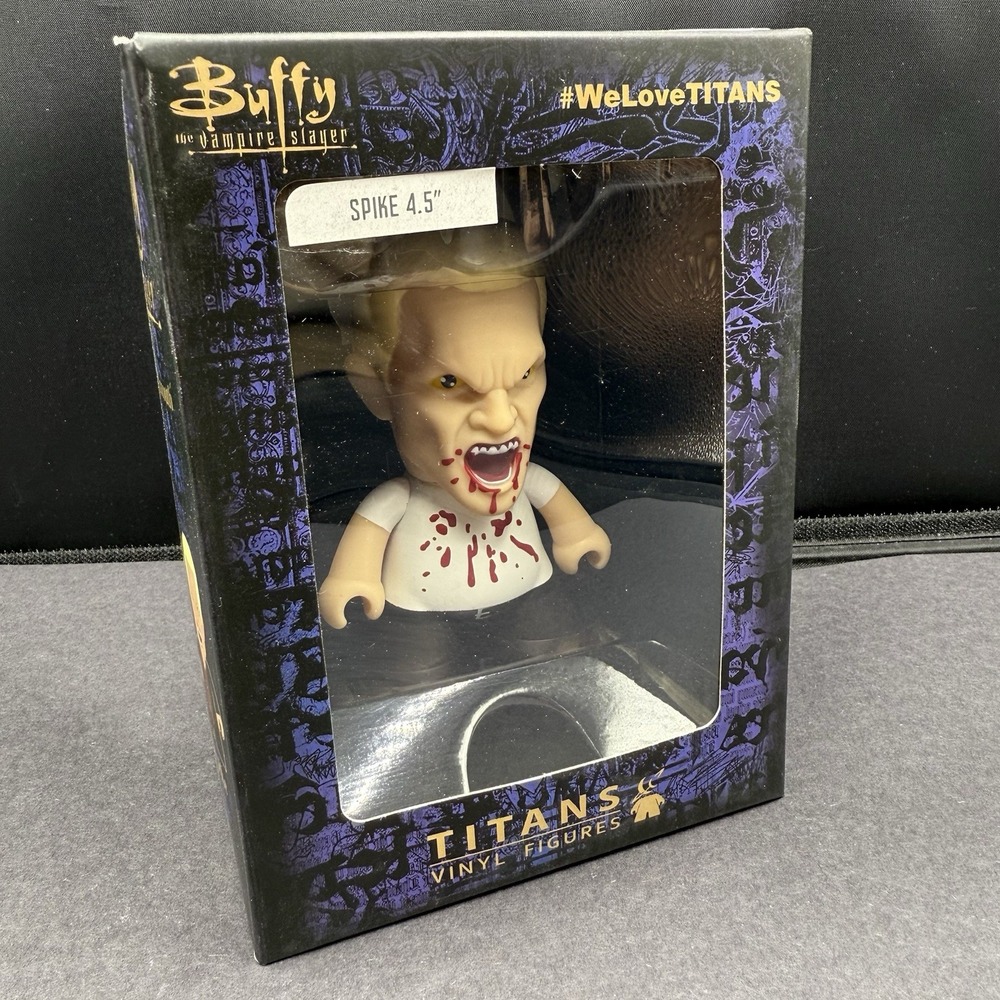 NEW Spike Buffy The Vampire‎ Slayer™ TITANS Vinyl Figure Horror Block Exclusive